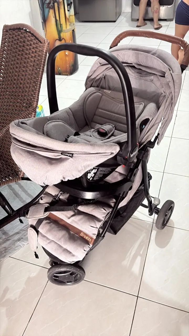Carrinho e bebê conforto - Foto 2