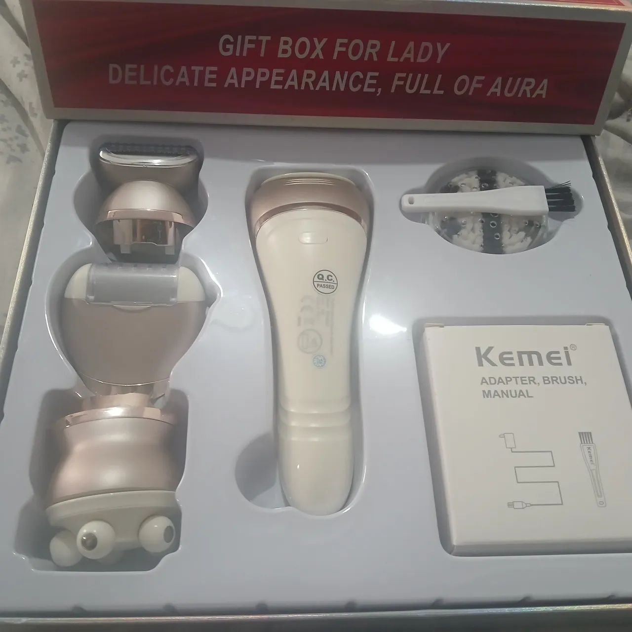 Depilador elétrico da Kemei