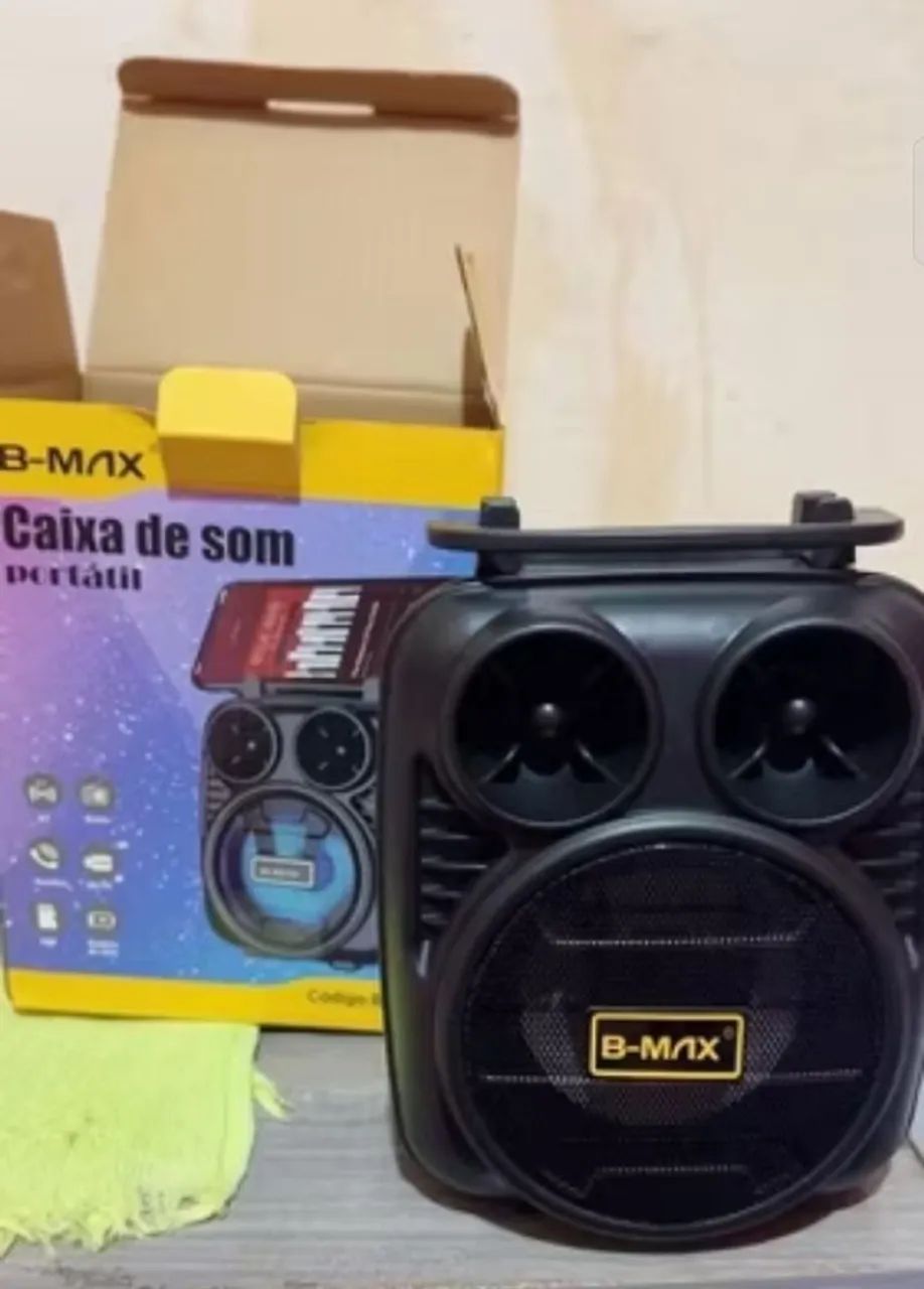 ? CAIXA DE SOM BLUETOOTH KTS COM LED ? SOM + ESTILO EM UM SÓ PRODUTO! ?