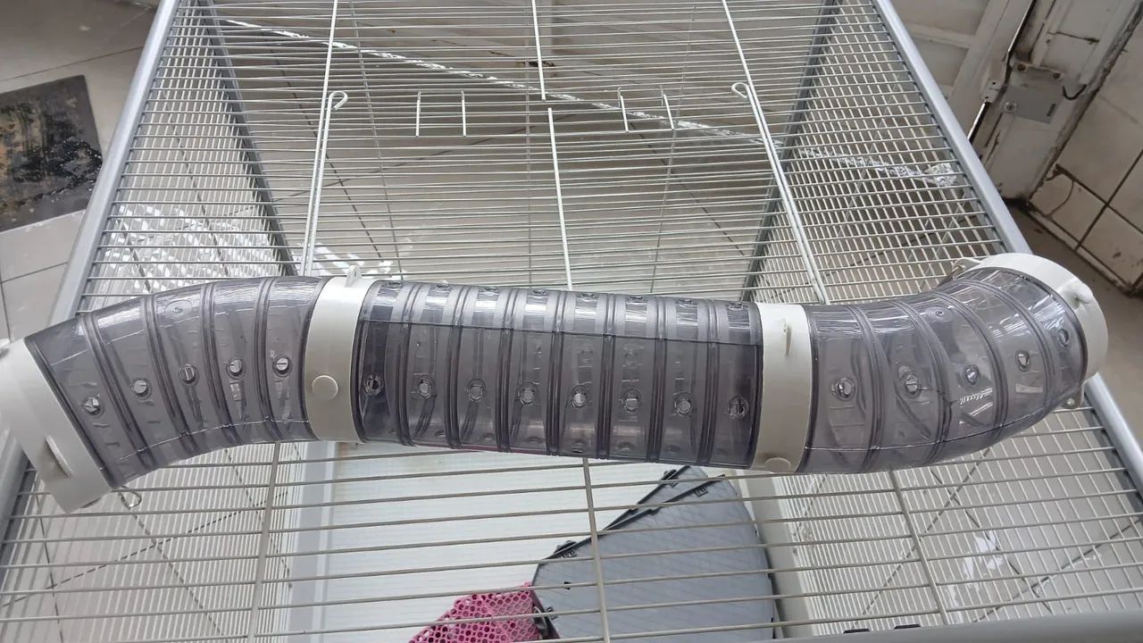 Ferplast Gaiola para furão FURET XL 80 x 75 x 86,5 cm Cinza, GRANDE - Foto 6
