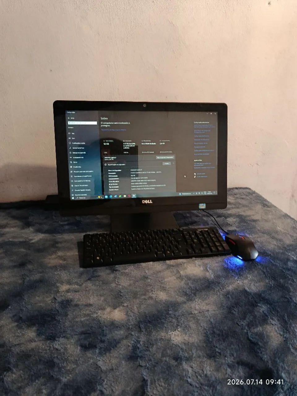 Dell All in One Touch 20" | Intel Core i5 | 12GB RAM | SSD 240GB | Único Dono - Foto 5