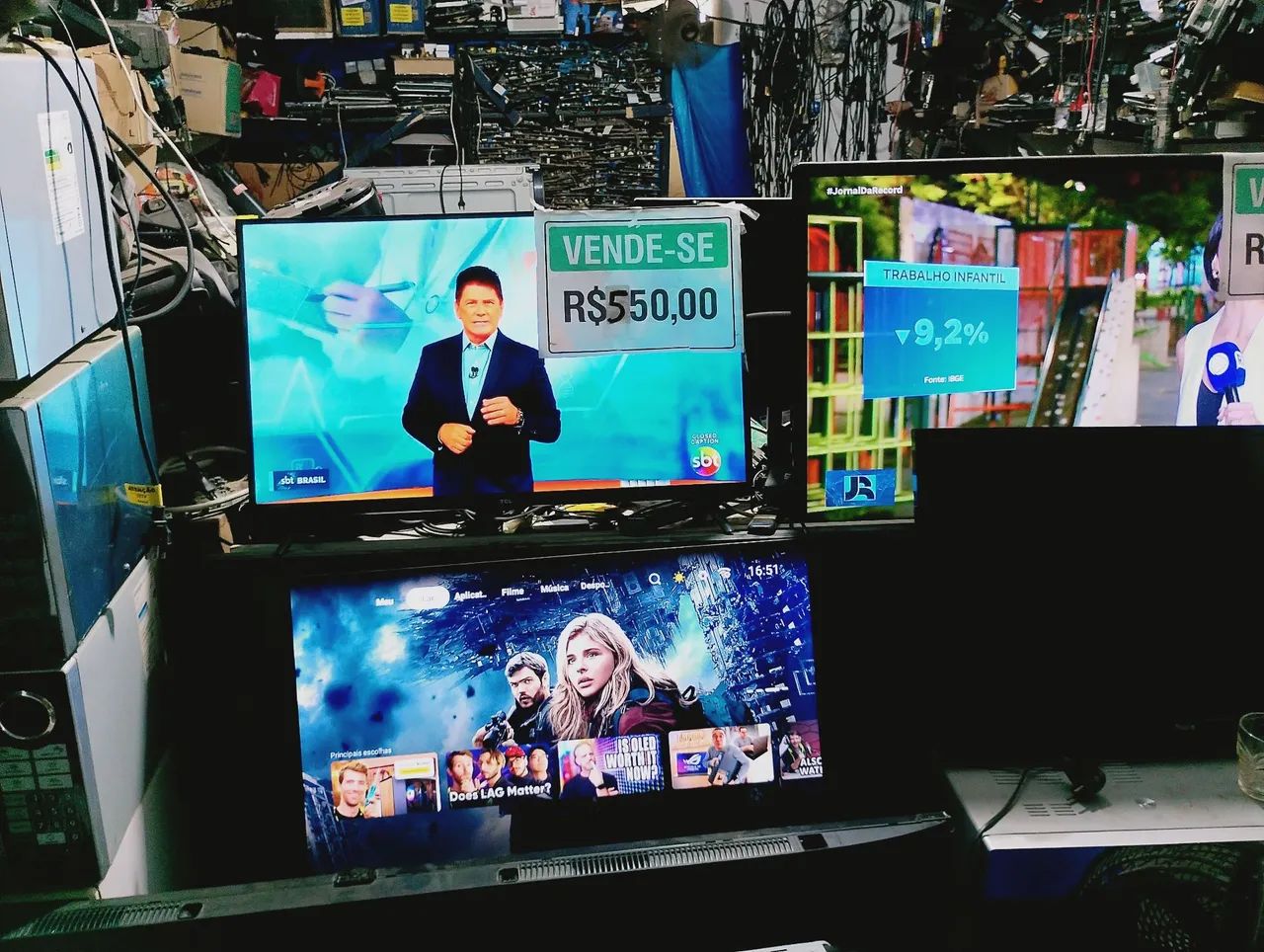 Tv 32 e 40 polegadas smart e não smart 