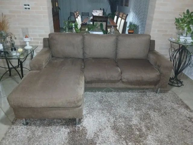 Sofa 3 lugares com chaise