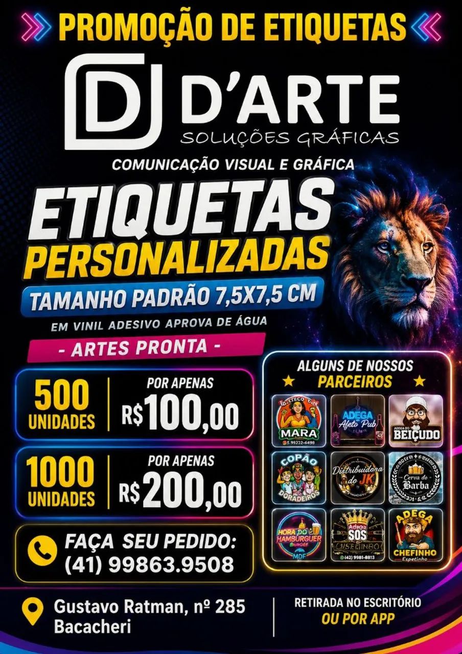 Etiquetas Adesivas 