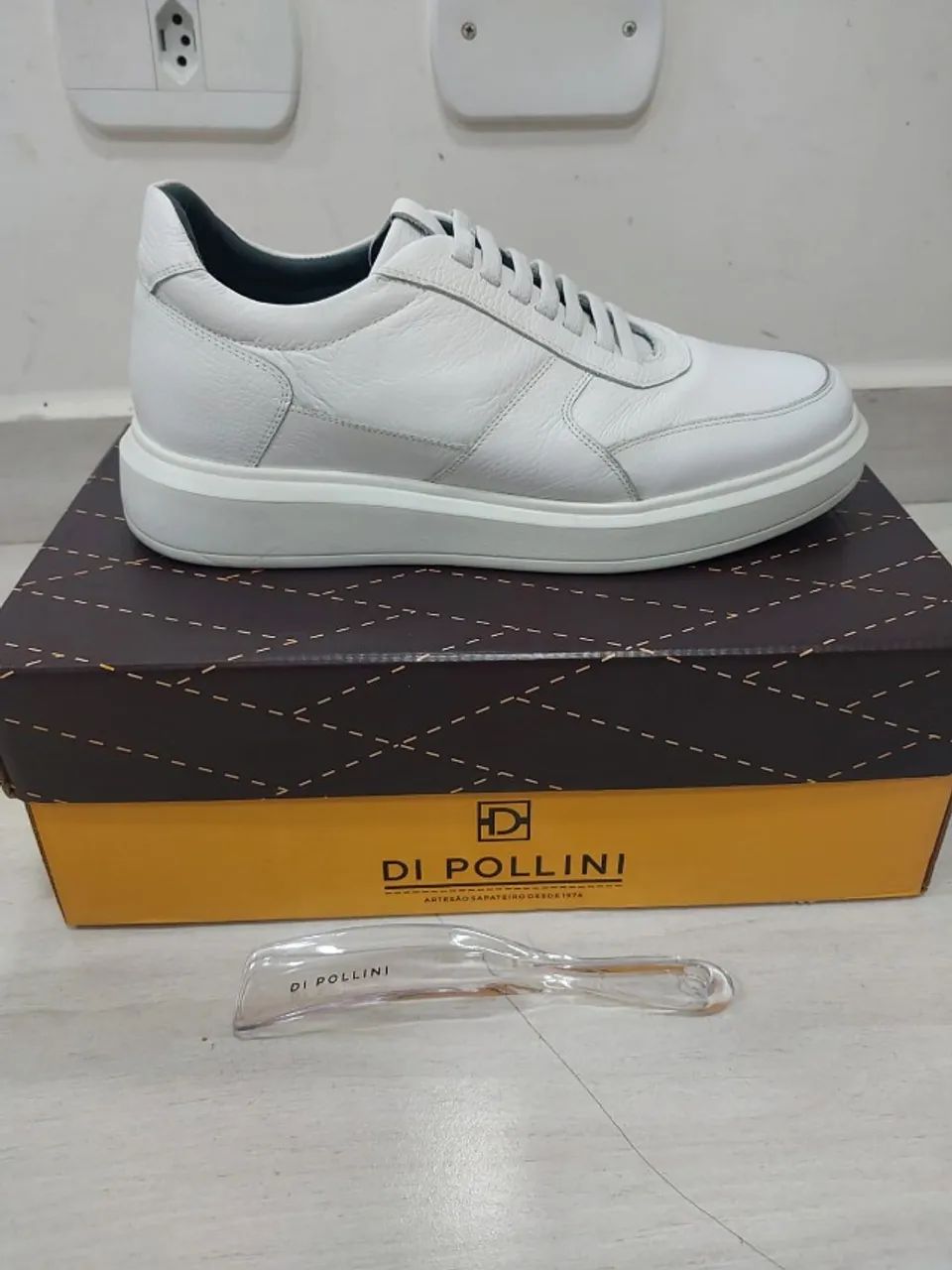 Tênis Branco Casual - Foto 2