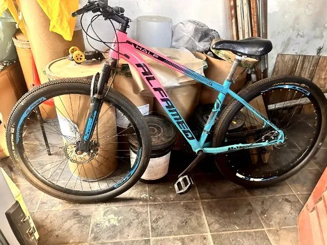 Bicicleta Alfameq Aro 29 com Suspensão e Freio a Disco - Foto 5