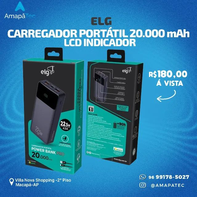 POWER BANK ELG 20.000MAH