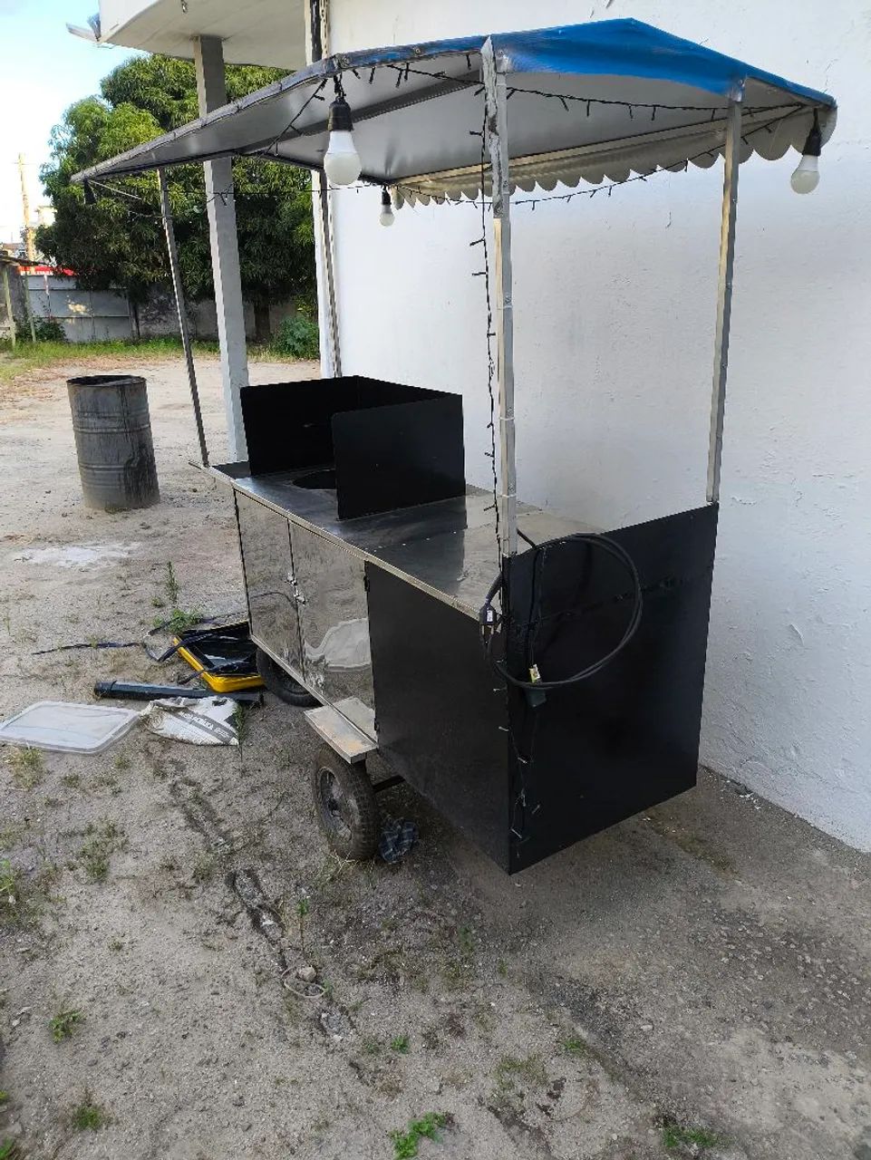 Carrinho para espetinho salgados ou pastel  - Foto 5