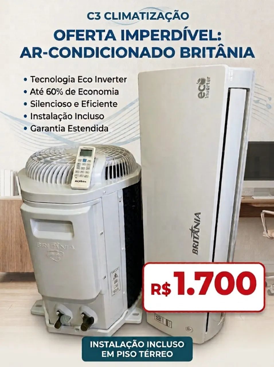 Ar condicionado Inverter 