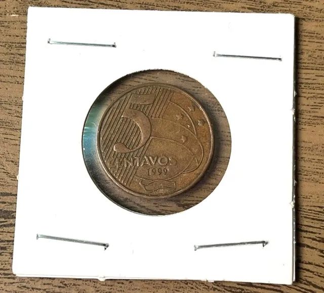kit moedas 5 centavos 1998, 1999, 2000, 2001 - Foto 3