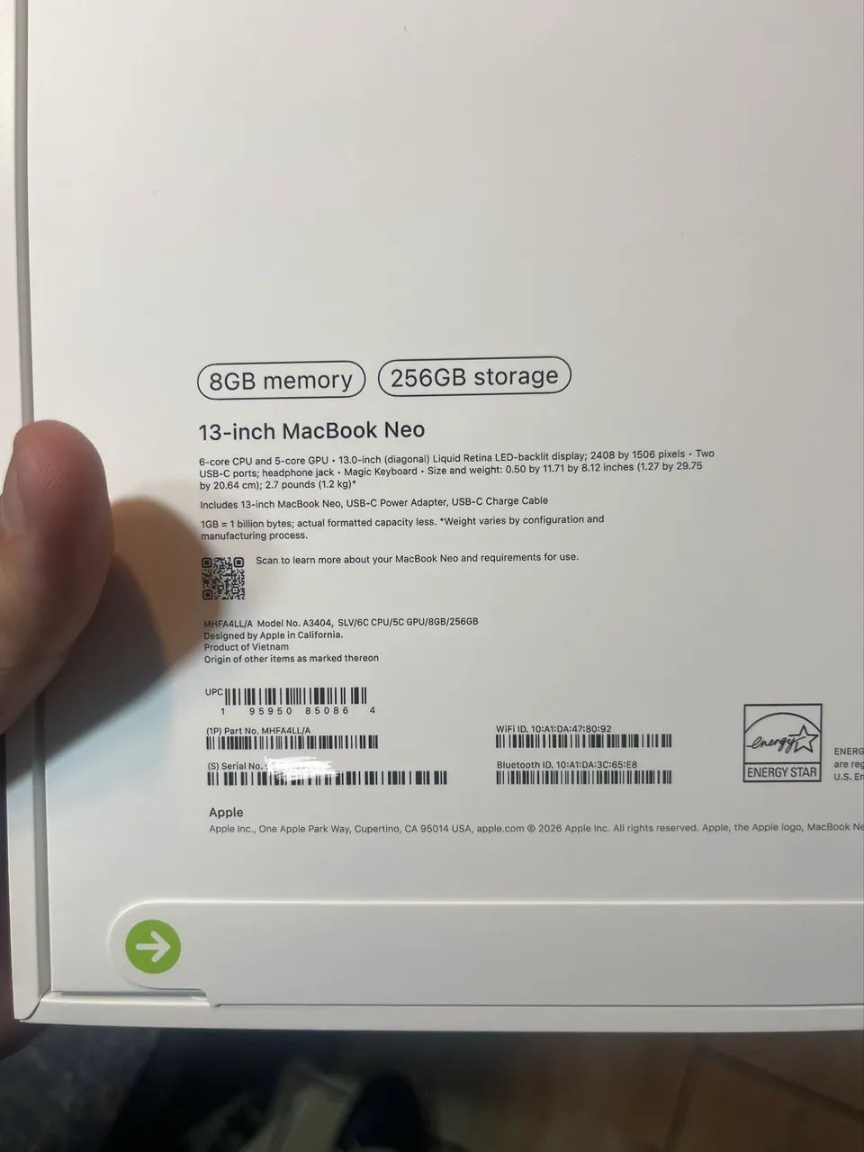 Macbook Neo 256GB LACRADO!! Venda ou troca por iPhone  - Foto 2