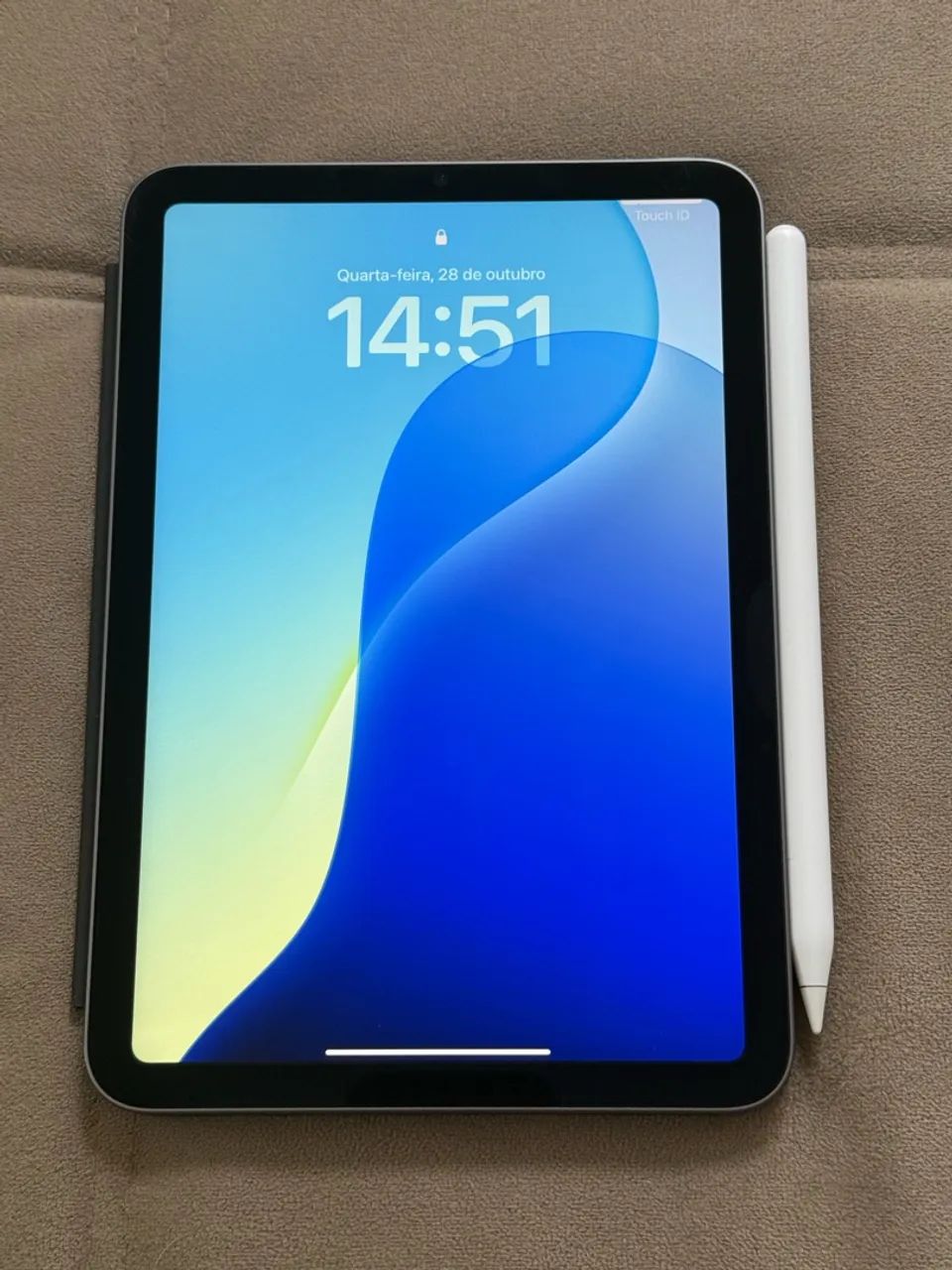iPad mini 6 64gb com Apple Pencil e Smart Folio original 