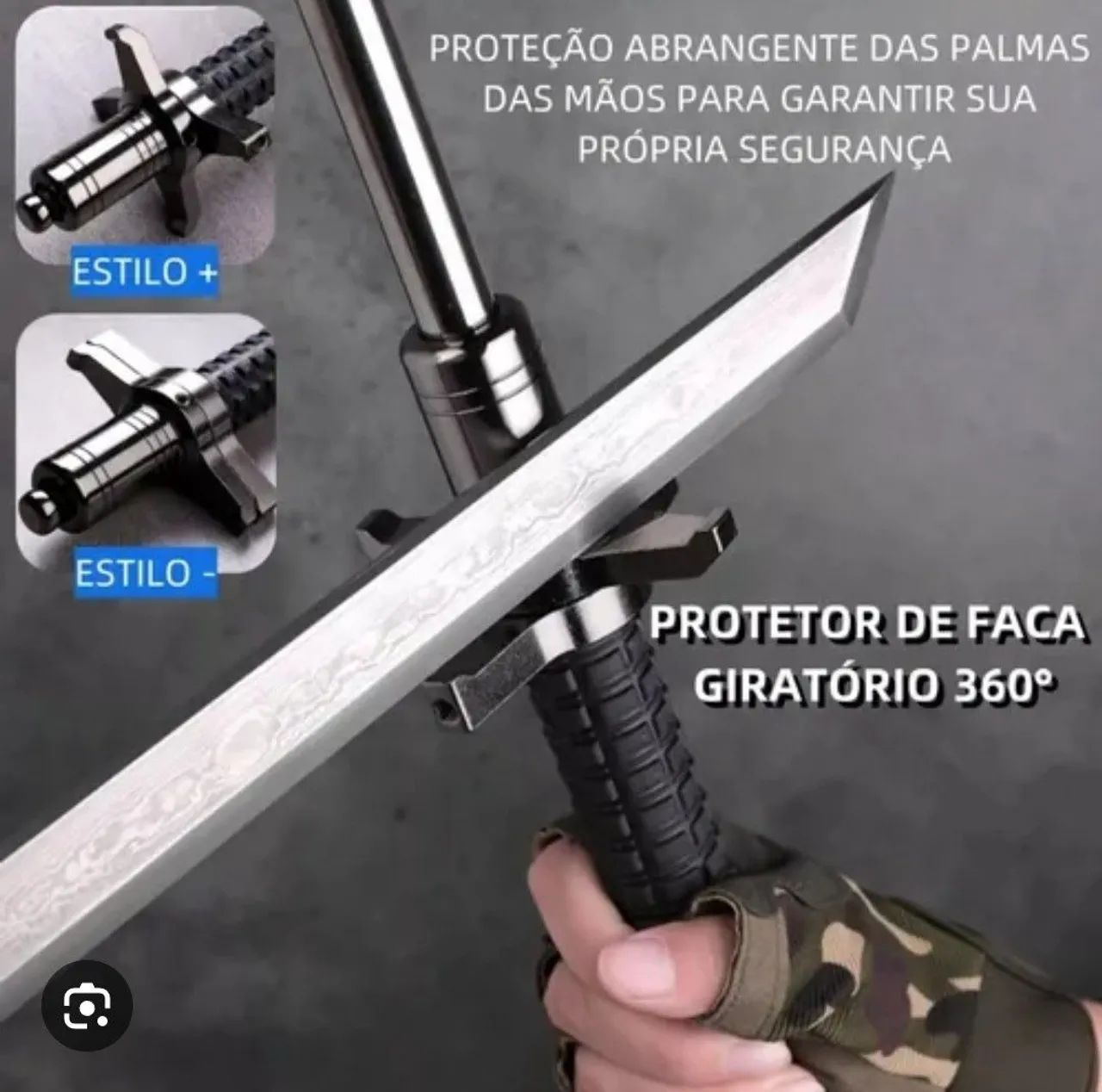 Bastão retrátil de aço de carbono  - Foto 4