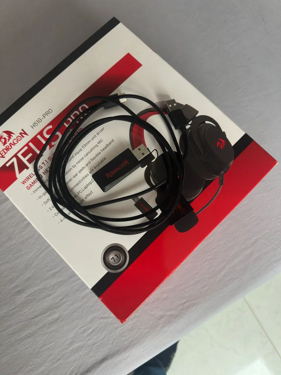 Redragon H510 Pro Zeus Wireless/Bt - Foto 2
