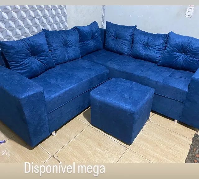 Sofá . Azul lindo 