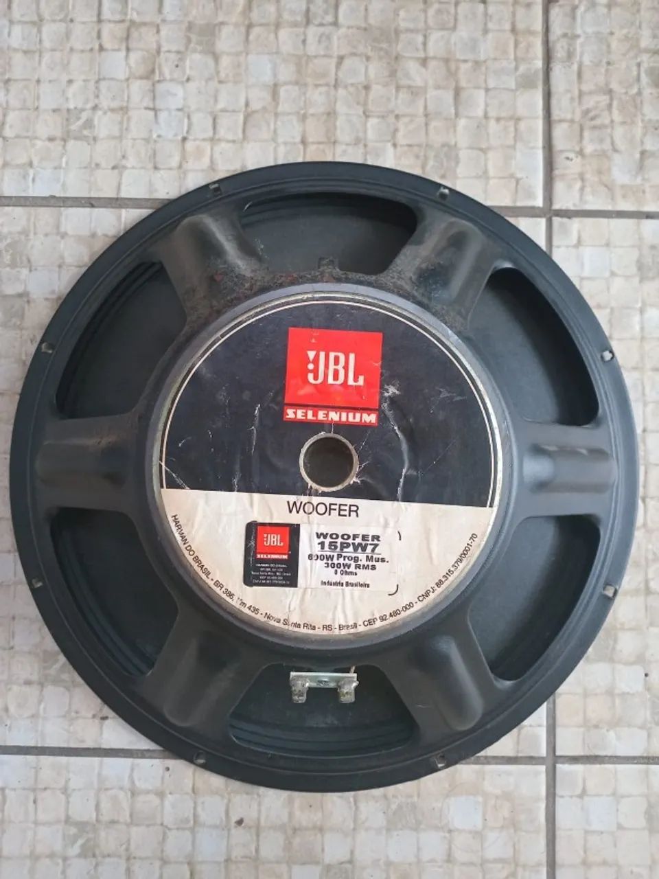 Alto Falante Woofer 15 Polegadas JBL Selenium, apenas 200,00 - Foto 2