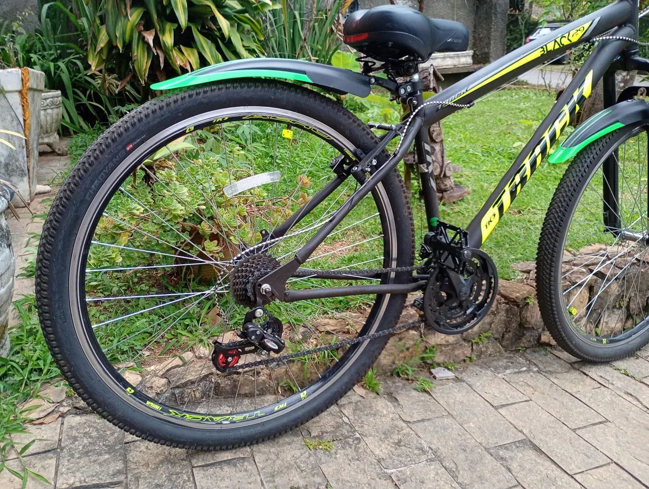 Linda bicicleta nova aro 29 com acessórios  - Foto 4