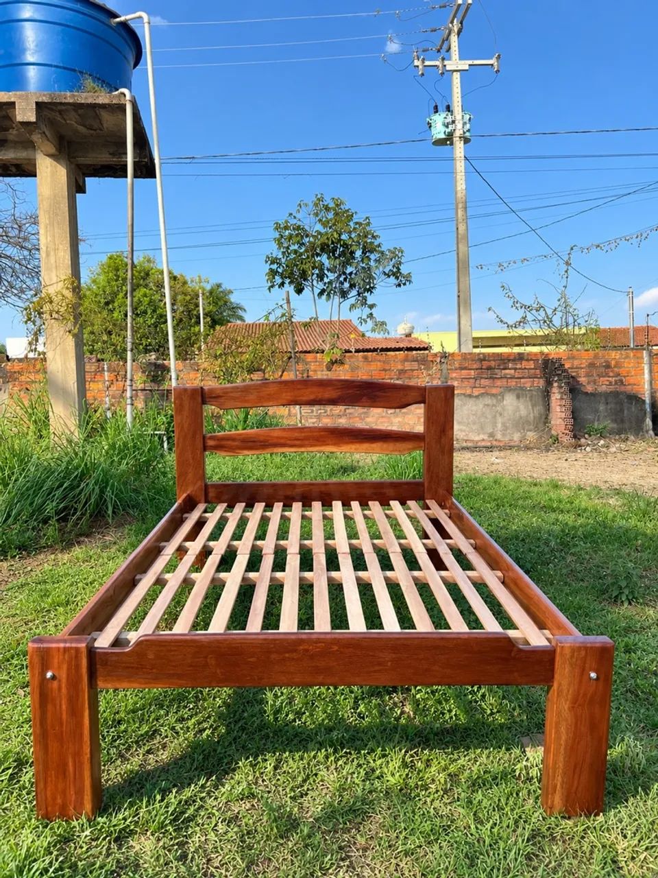 Cama de casal madeira  - Foto 3
