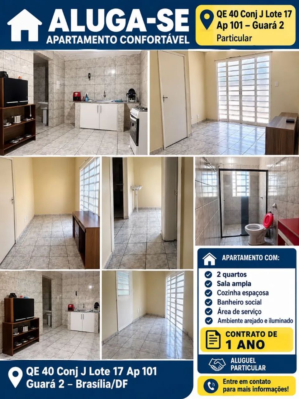 Alugo apartamento 2 quarto