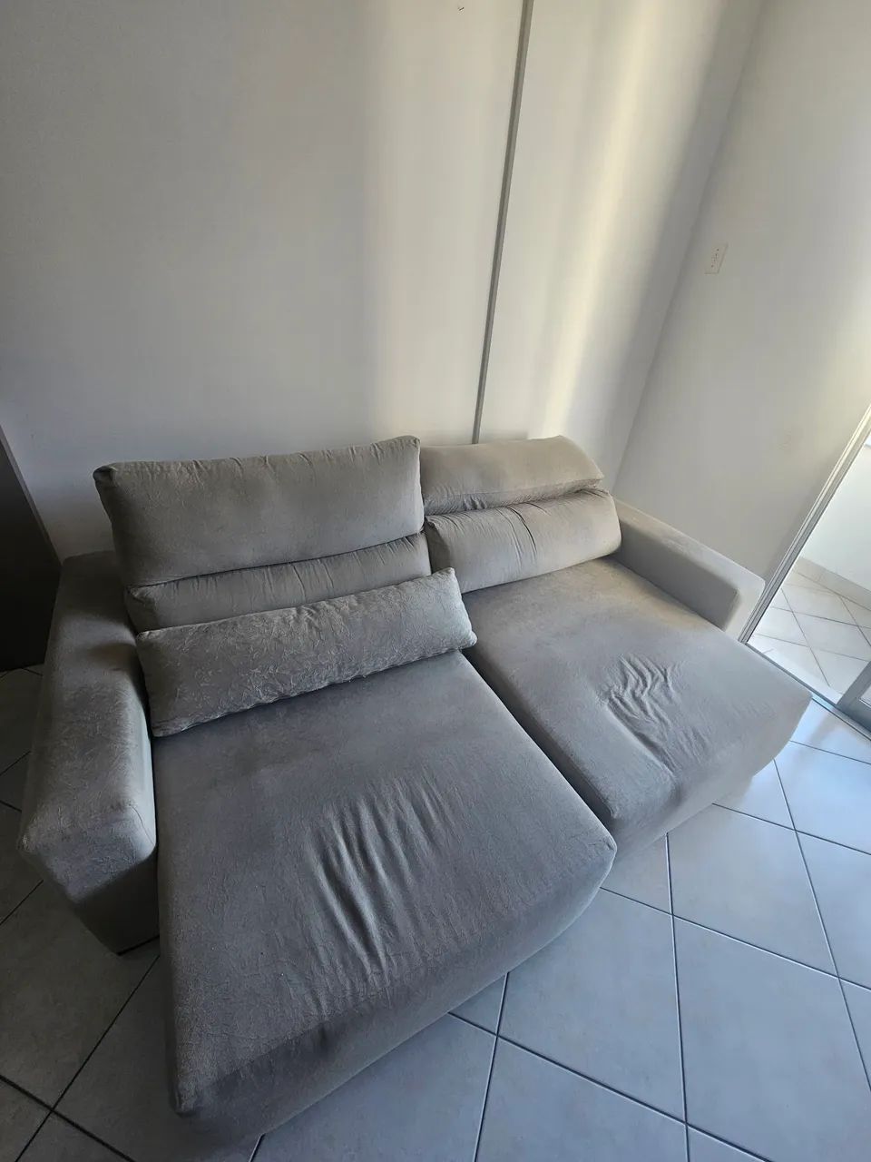 Sofá Retrátil e Reclinável - Muito Confortável | Excelente Custo-benefício - Foto 2