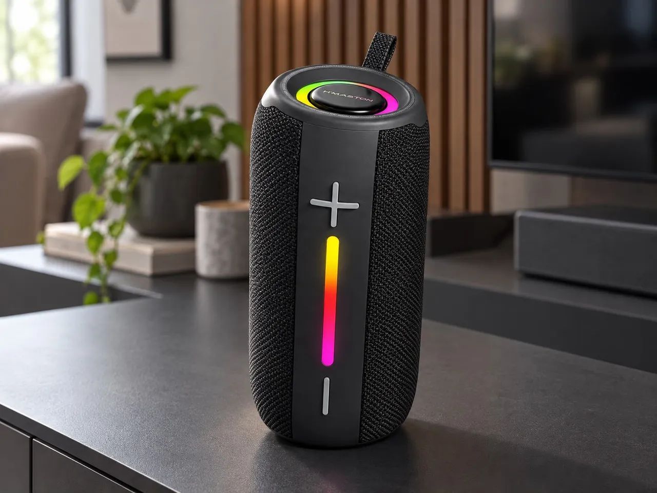 Caixa de Som Bluetooth H?Maston AM12 20W com RGB