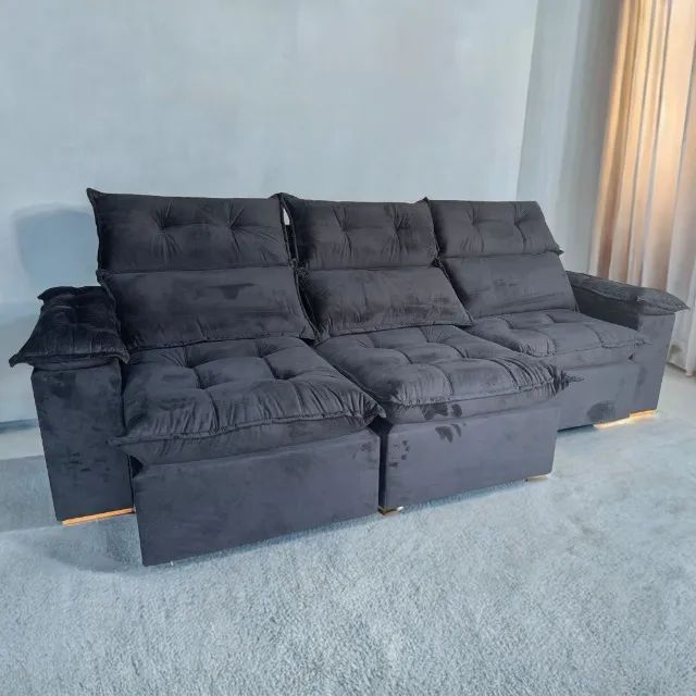Sofá Retrátil e Reclinável Imperial 2,75 m  Novo!  Pronta Entrega! - Foto 4