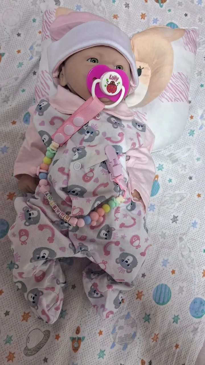Bebê Reborn Silicone Sólido