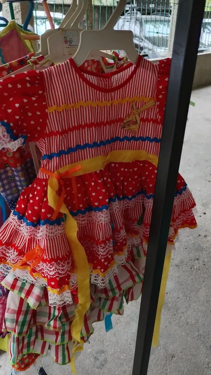 Vestido caipira infantil cada