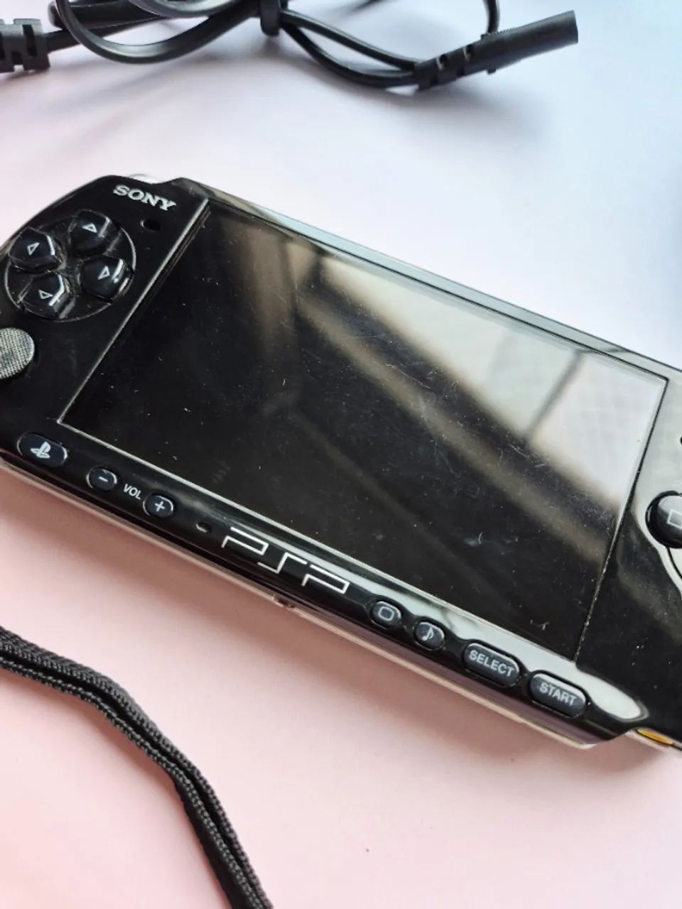 PSP 3000 (Playstation Portable) Preto 32Gb Lotado de Jogos +