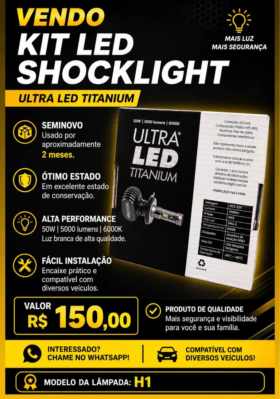 Kit Led Automotivo 