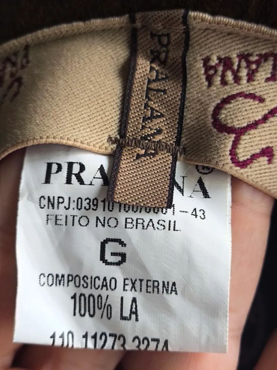 Chapéu Pralana Lã, cor Café, 90reais  - Foto 3