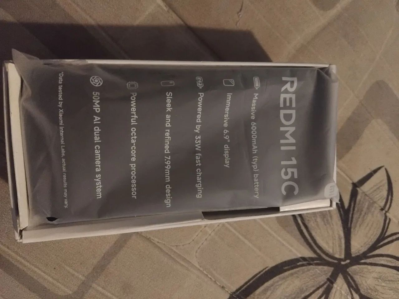 Celular redmi 15c 16ram 256 GB novo 