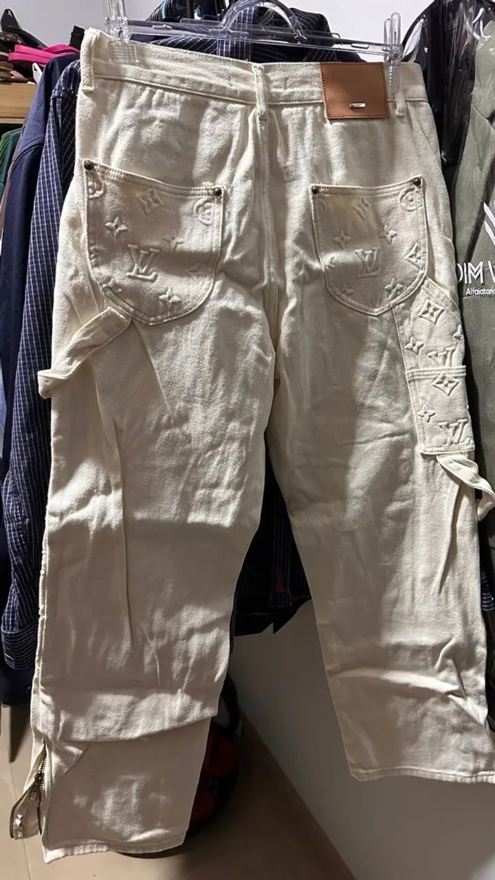 calça off white louis vuitton carpenter - Foto 2
