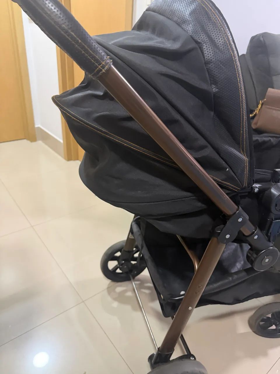 Carrinho com bebê conforto galzerano  - Foto 3