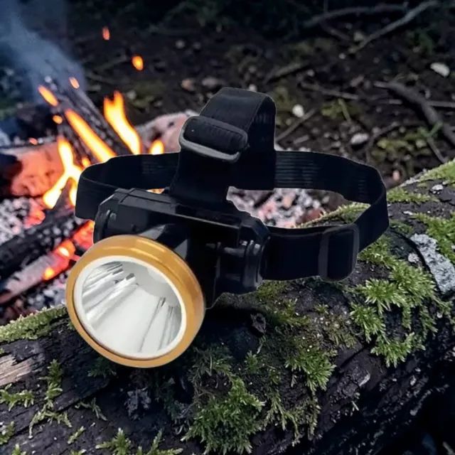 Lanterna Headlamp Recarregável