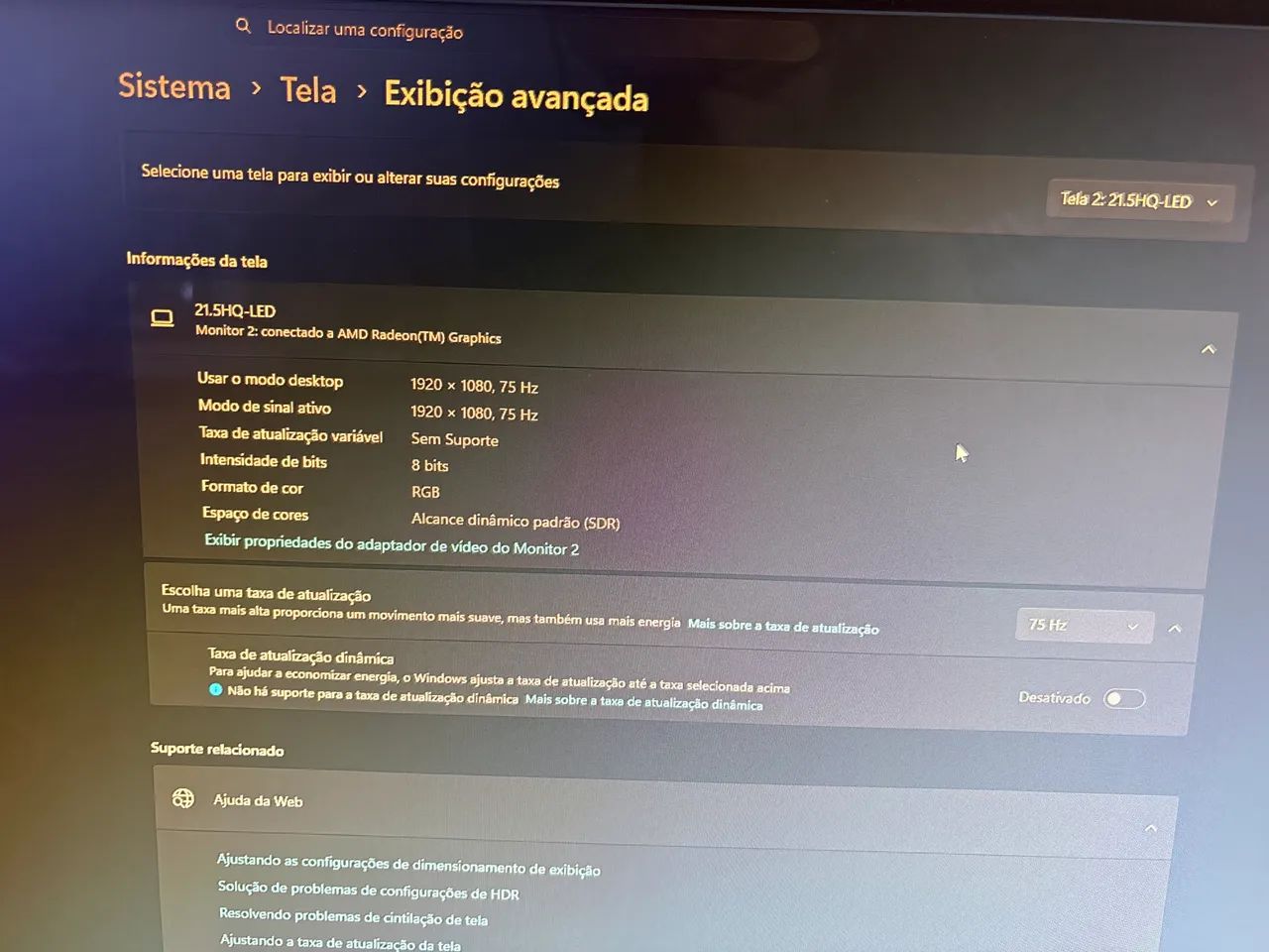 Vendo monitor 21,5 Led 75Hz - Foto 4