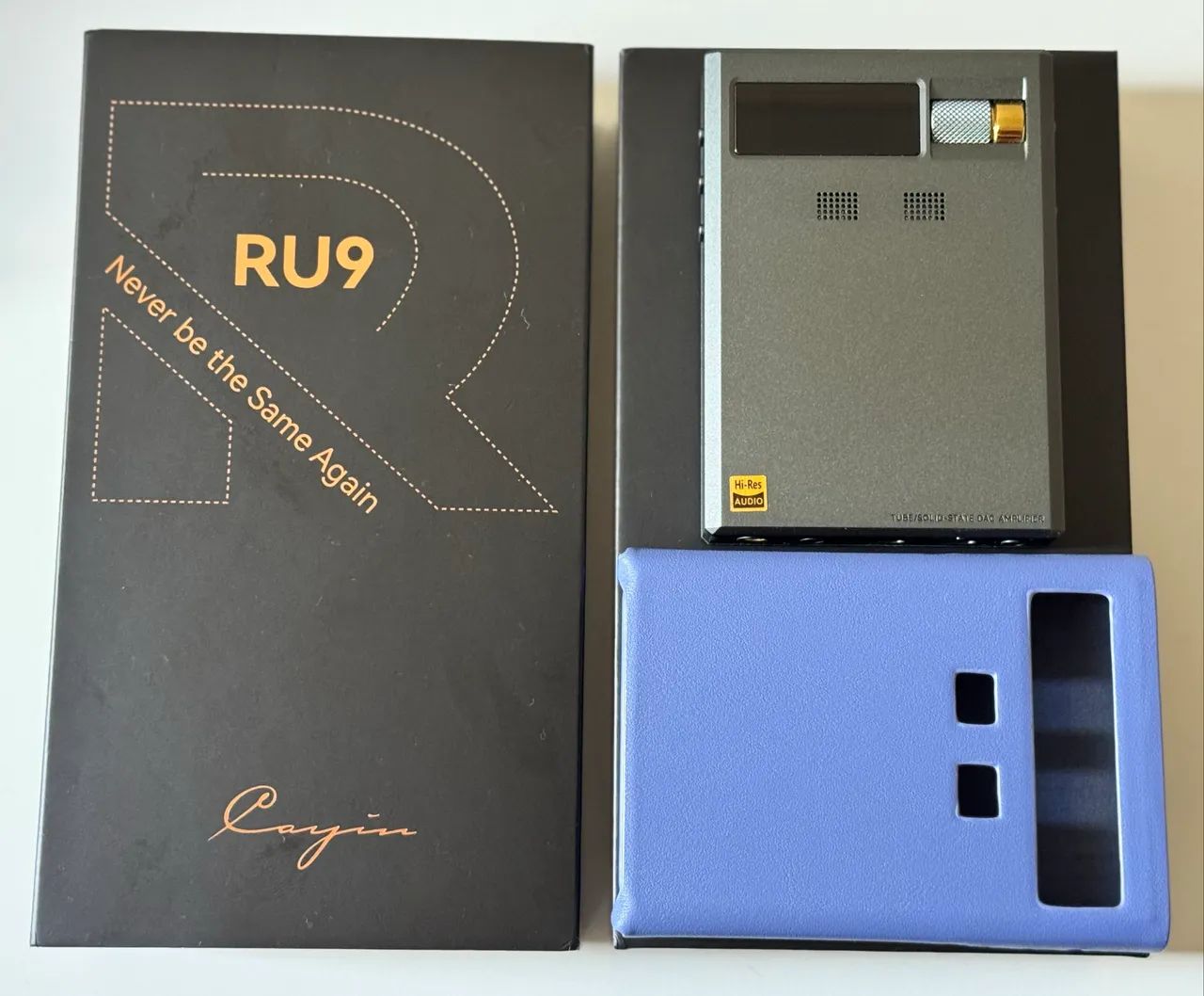 Cayin RU9 - DAC/AMP portátil high-end - COMPLETO