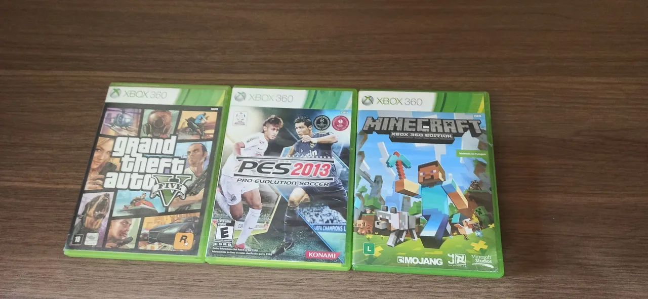 Xbox 360 com 3 jogos - Foto 2