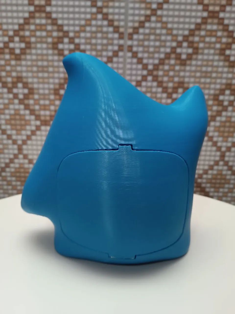 Balde Pipoca Luma Azul Impressão 3D com Luzes pilha AAA - Foto 2