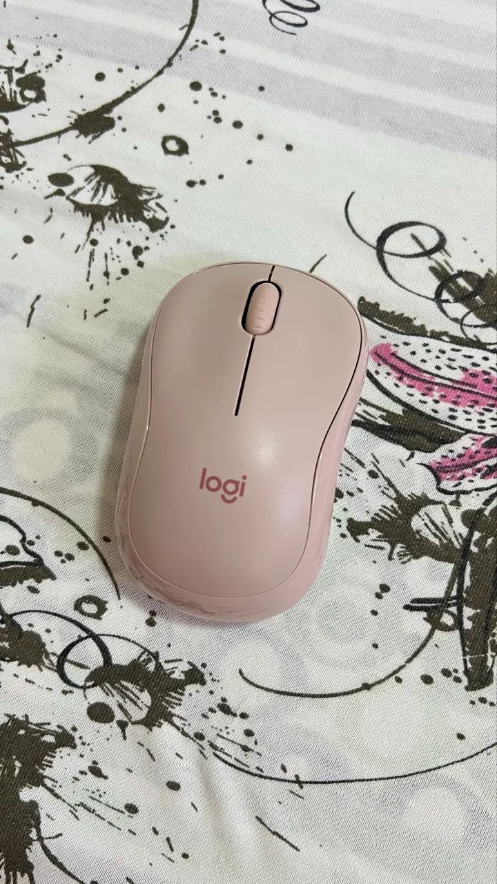 Mouse Logitech rosa Novo