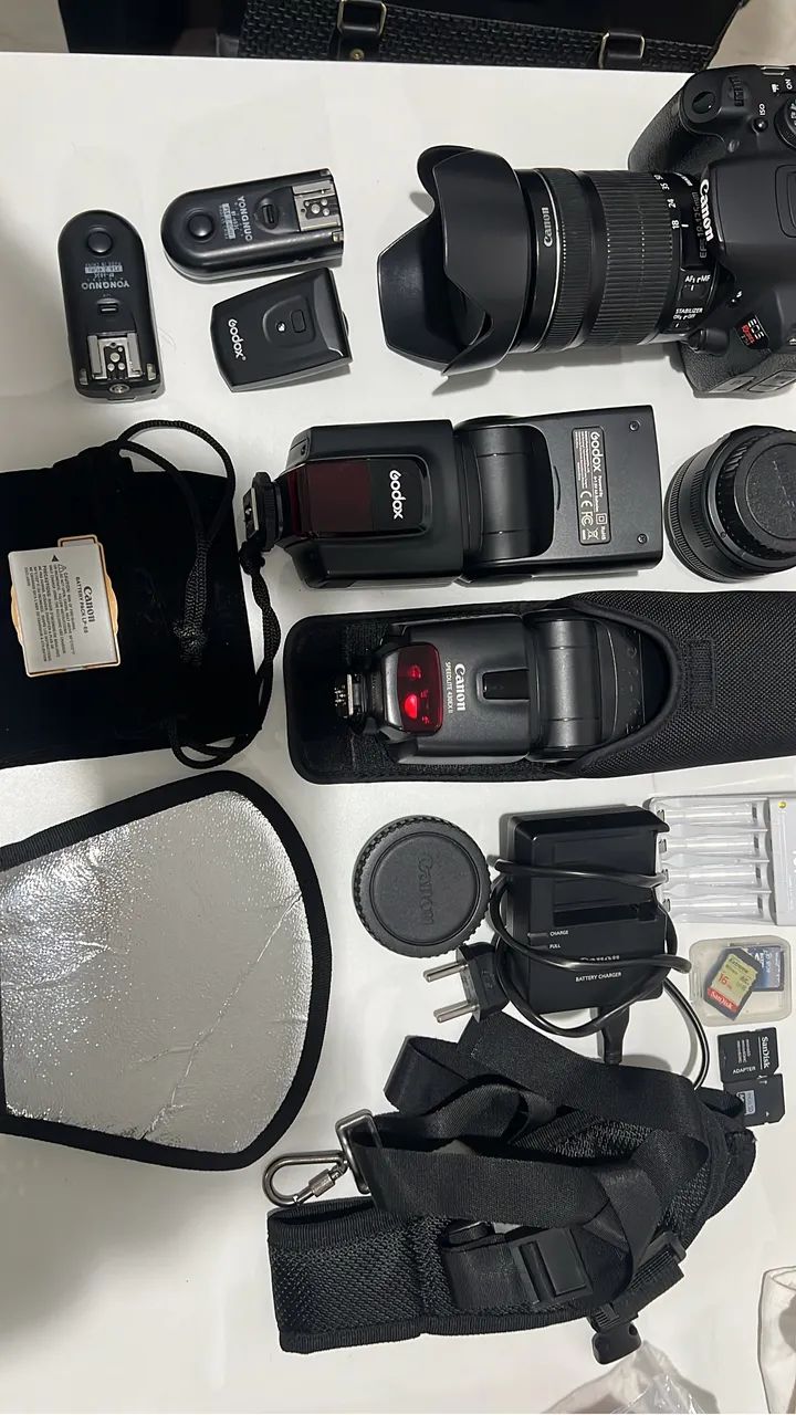 Kit completo câmera Canon + acessórios  - Foto 5