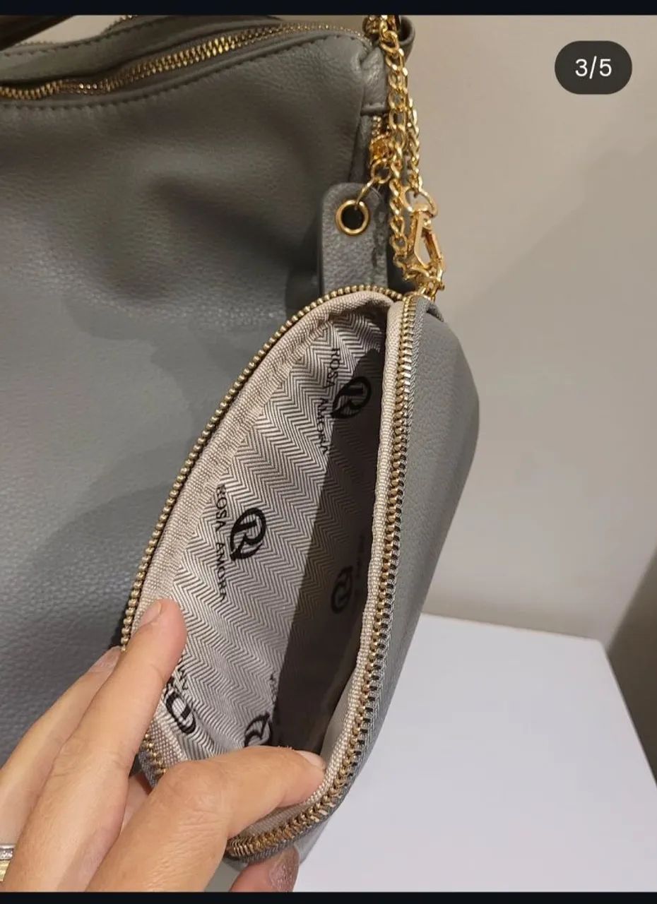 Bolsa em Pu Rosa Amora - Foto 2