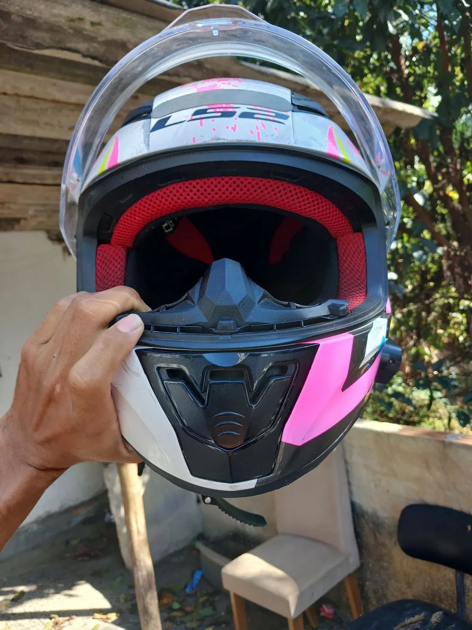 Capacete ls2 tamanho 56