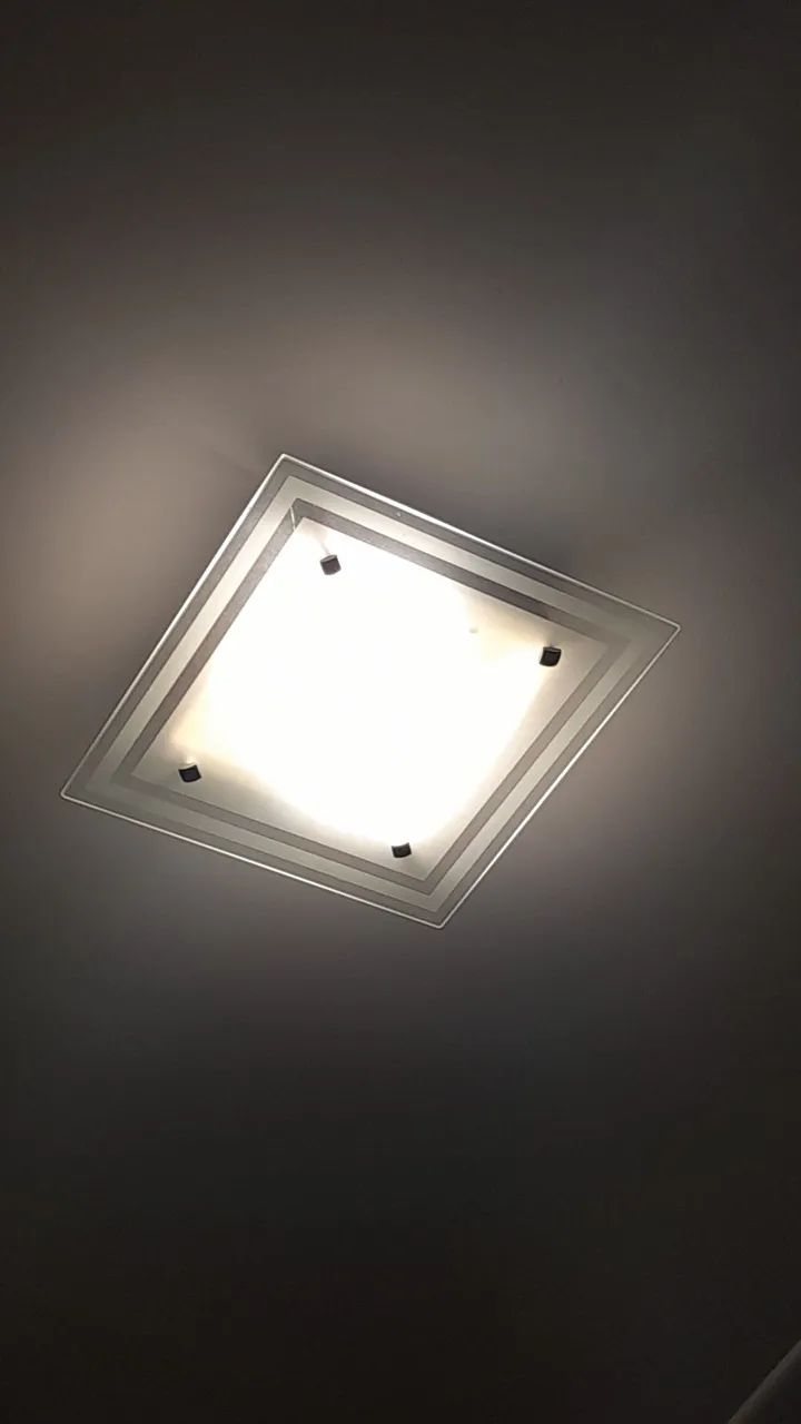 Luminaria de 1 ou 2 lâmpadas- Usada