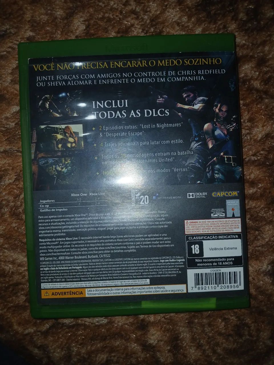 Resident evil 5 xbox one mídia física. - Foto 2