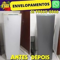 envelopamento de geladeira e etc