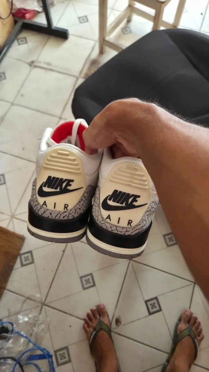 jordan 3 white cement reimagined - Foto 2