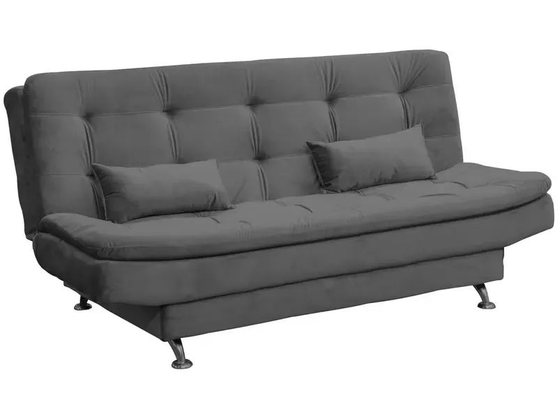 Sofá Cama Cinza  - Foto 2