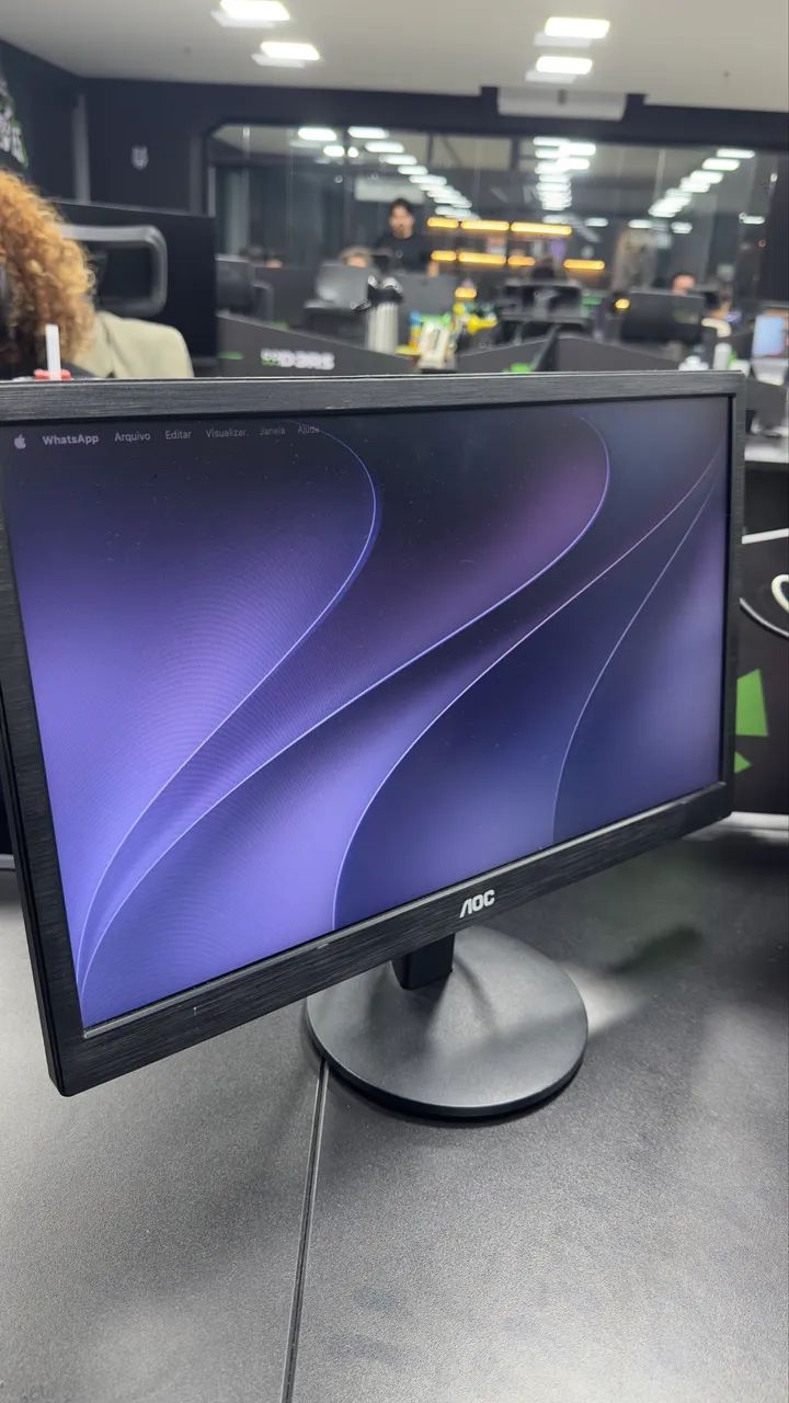 Monitor AOC E970SWHNL de 18.5" com LED HD e HDMI