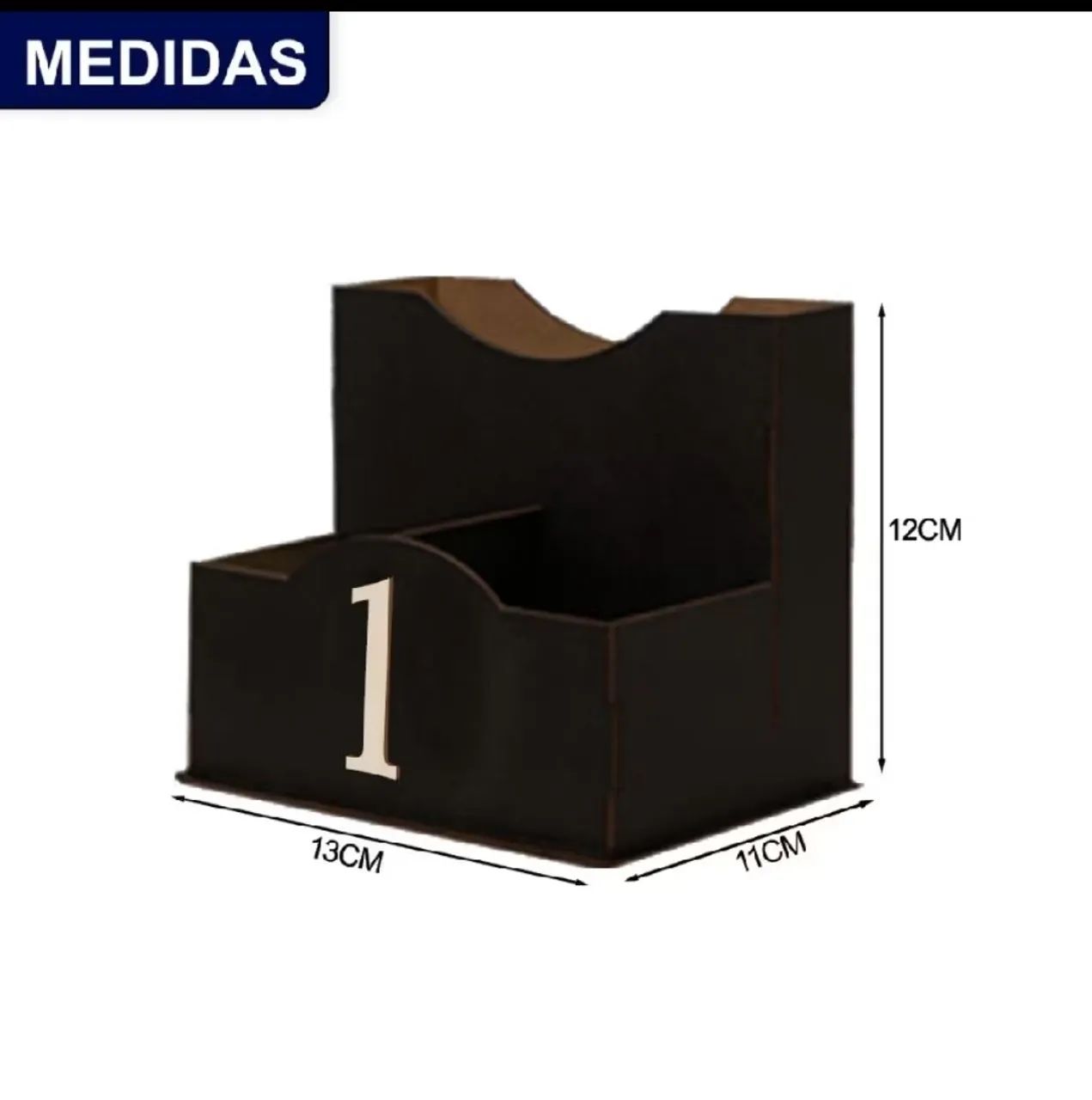 Porta guardanapo MDF - kit com 10 - Foto 2
